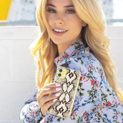 Ellie Los Angeles ELLIE ROSE Phone Case for iPhone 12/12 Pro, Snakeskin (12PROU-0005)