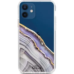 Ellie Los Angeles ELLIE ROSE Phone Case for iPhone 12 Mini, Lavender Agate (12M-0004)