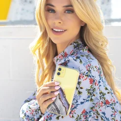 Ellie Los Angeles ELLIE ROSE Phone Case for iPhone 12 Mini, Lavender Agate (12M-0004)