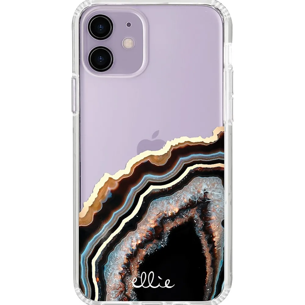Ellie Los Angeles ELLIE ROSE Phone Case for iPhone 11/XR, Onyx Obsession (11XR-0001)