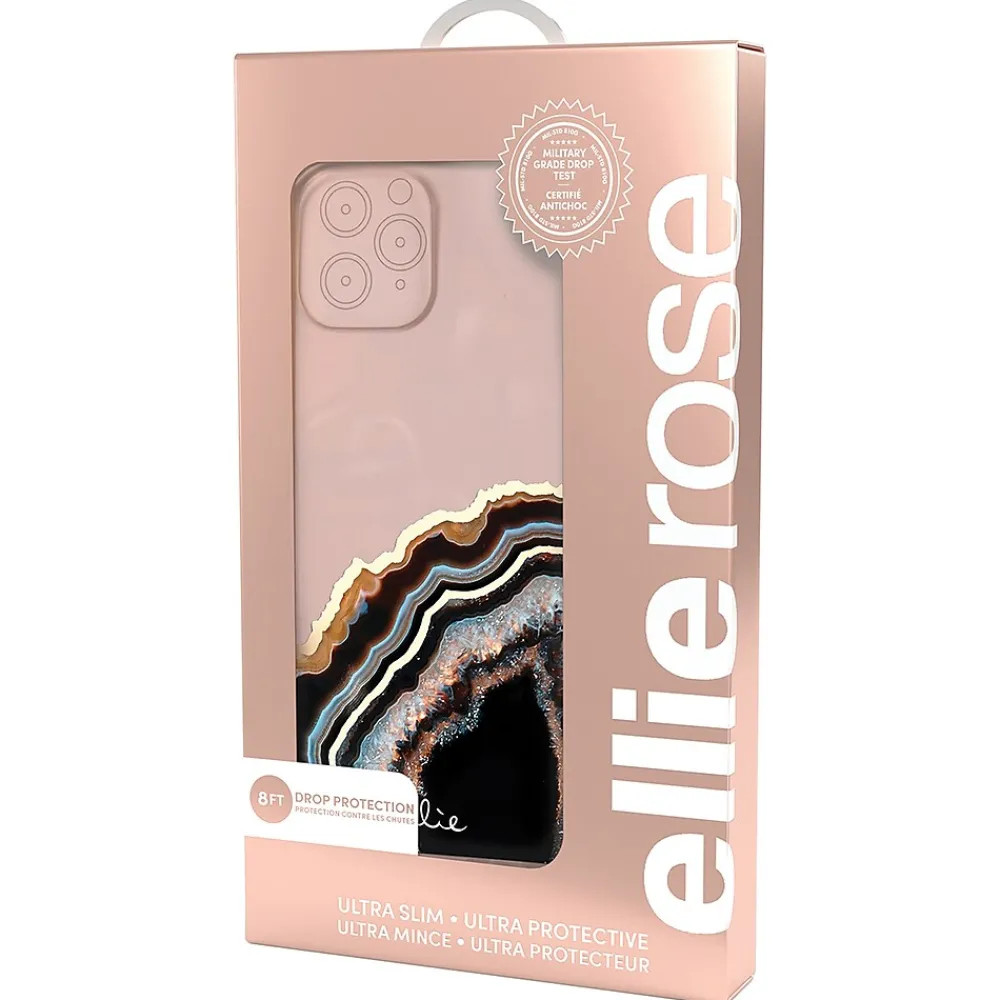 Ellie Los Angeles ELLIE ROSE Phone Case for iPhone 11/XR, Onyx Obsession (11XR-0001)