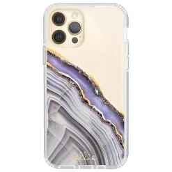 Ellie Los Angeles ELLIE ROSE Phone Case for iPhone X, Xs, and 11 Pro, Deep Purple Agate (11PROX-0004)
