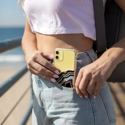 Ellie Los Angeles ELLIE ROSE Phone Case for iPhone 12 Mini, Onyx Obsession (12M-0001)