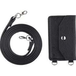 Ellie Los Angeles ELLIE ROSE Smartphone Pocket Attachment with Strap, Black (CB-0001)