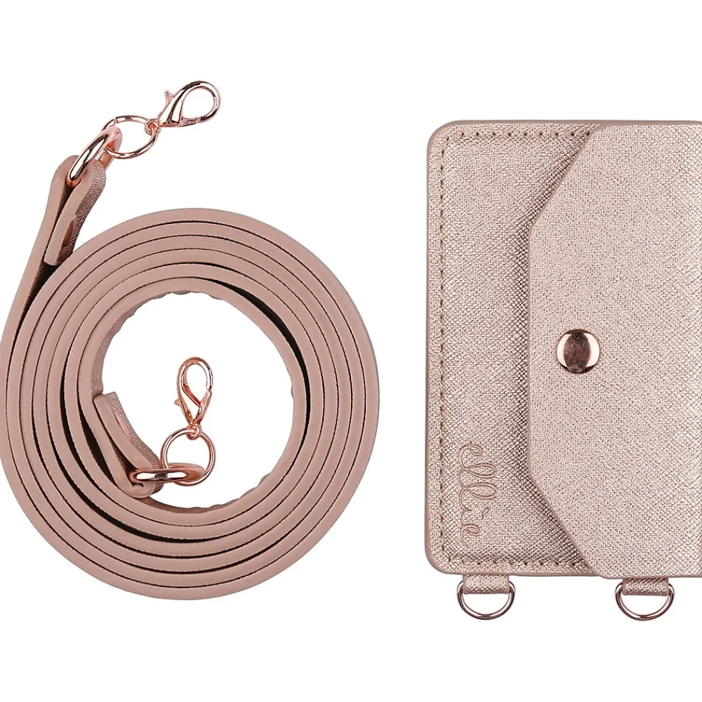 Ellie Los Angeles ELLIE ROSE Smartphone Pocket Attachment with Strap, Rose Gold (CB-0002)