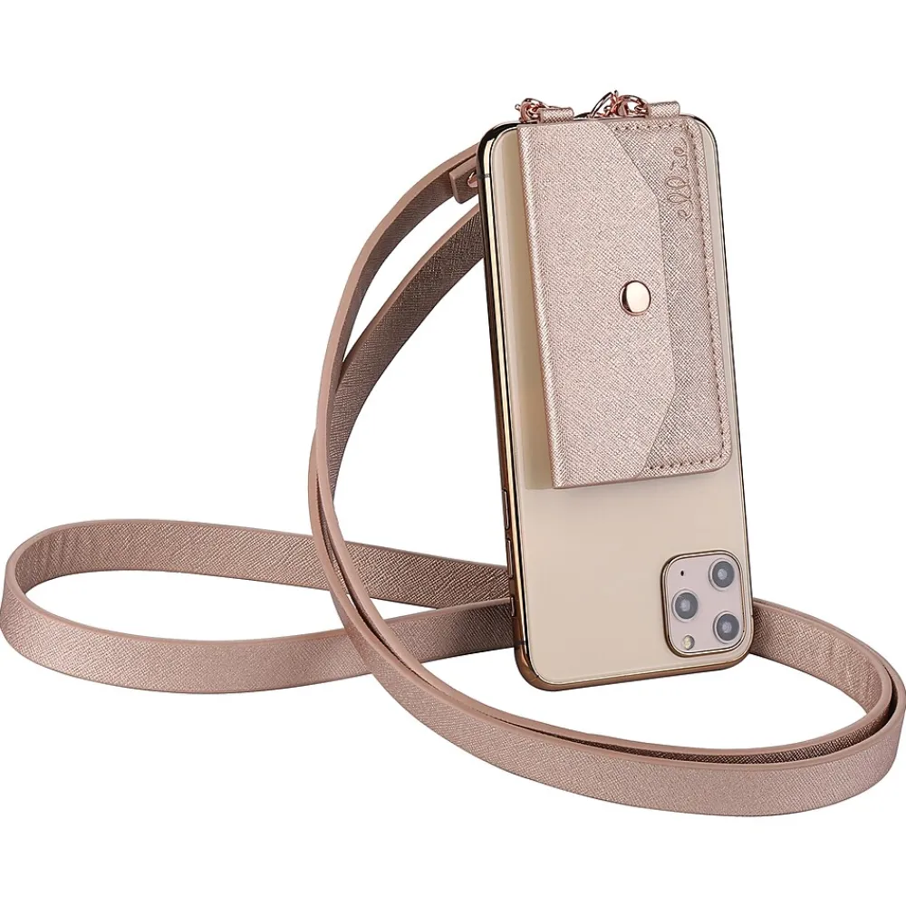 Ellie Los Angeles ELLIE ROSE Smartphone Pocket Attachment with Strap, Rose Gold (CB-0002)