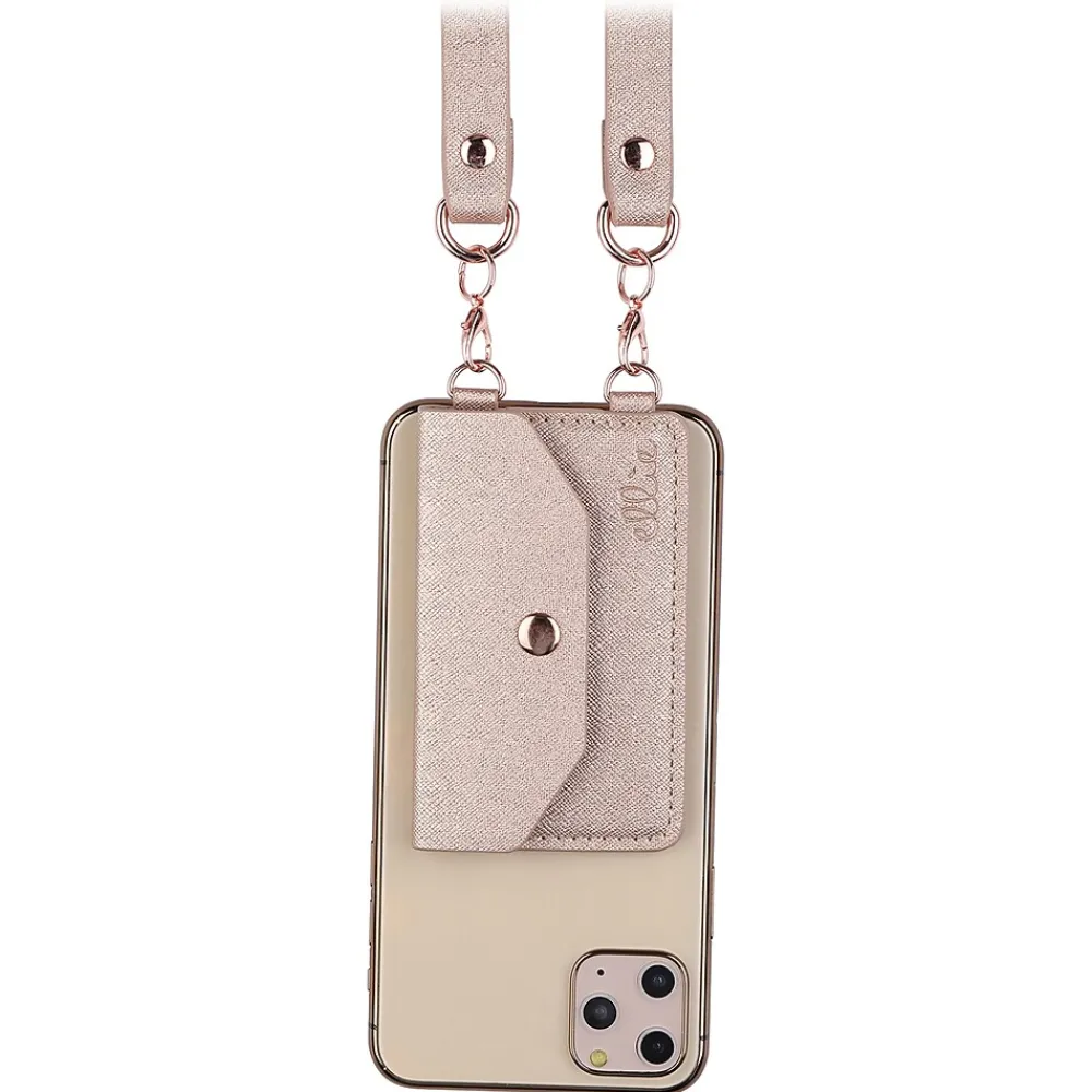 Ellie Los Angeles ELLIE ROSE Smartphone Pocket Attachment with Strap, Rose Gold (CB-0002)