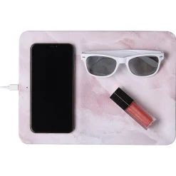 ELLIE ROSE 10-Watt Qi Wireless Charging Tray, Cracked Marble (WCT-0002)<Ellie Los Angeles Clearance