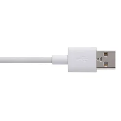 Charge and Sync 2-in-1 Lightning and Micro USB to USB-A Cable, 3 ft., White, (ELD320)<Ematic