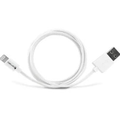 Charge and Sync Lightning to USB-A Cable 10 ft., White, (ELC510)<Ematic Clearance