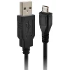 Charge and Sync Micro USB to USB-A Cable, 6-ft, Black, (EMU62)<Ematic Discount