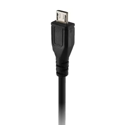 Charge and Sync Micro USB to USB-A Cable, 6-ft, Black, (EMU62)<Ematic Discount