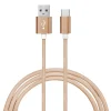 Charge and Sync USB-A to USB-C Cable, 3 ft., Gold, (EUSBCGL)<Ematic Hot