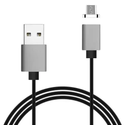 Magnetic Micro USB to USB-A Cable for Android Devices, 3 ft., Black (EUTCMG401)<Ematic Sale