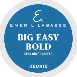 Emeril's Big Easy Bold Coffee, Keurig K-Cup Pod, Dark Roast, 96/Carton (PB4137CT)