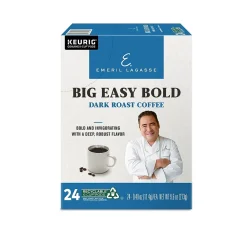 Emeril's Big Easy Bold Coffee Keurig® K-Cup® Pods, Dark Roast, 24/Box (PB4137)