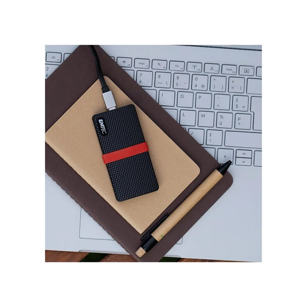 Clearance Emtec X200 Power Plus ECSSD512GX200 512GB USB 3.1 Gen 1 External Solid State Drive