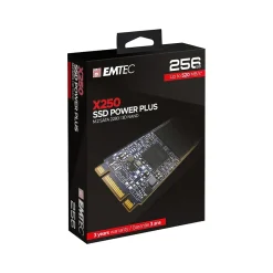 New Emtec X250 Power Plus ECSSD256GX250 256GB M.2 SATA Internal Solid State Drive