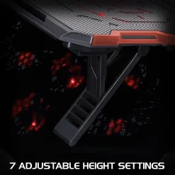 Sale Enhance Cryogen ENGXC20100RDWS Laptop Cooling Stand, USB Connectivity, Red