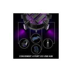 Clearance Enhance ENPCGHH100BKEW Headset Stand, Black