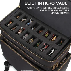 Tabletop Roleplaying Game Fabric Messenger Bag, Black (5501330)<Enhance