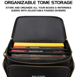 Tabletop Roleplaying Game Fabric Messenger Bag, Black (5501330)<Enhance