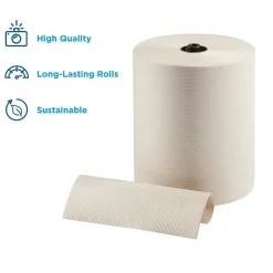 enmotion Recycled Hardwound Paper Towels, 1-ply, 700 ft./Roll, 6 Rolls/Carton (89440)