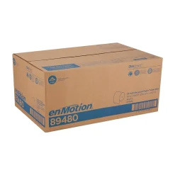 enmotion Recycled Recycled Hardwound Paper Towels, 1-ply, 800 ft./Roll, 6 Rolls/Carton (89480)
