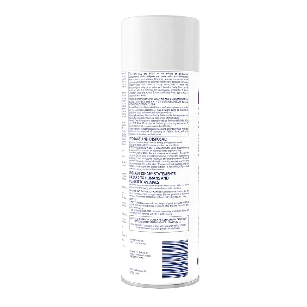 Foaming Disinfectant Cleaner, Lemon Scent, Aerosol, 19 oz., 12/Carton (04531)<Envy Clearance