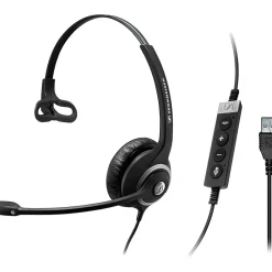 New EPOS Circle SC230 MS II Mono Headset, Black/Silver (506482)