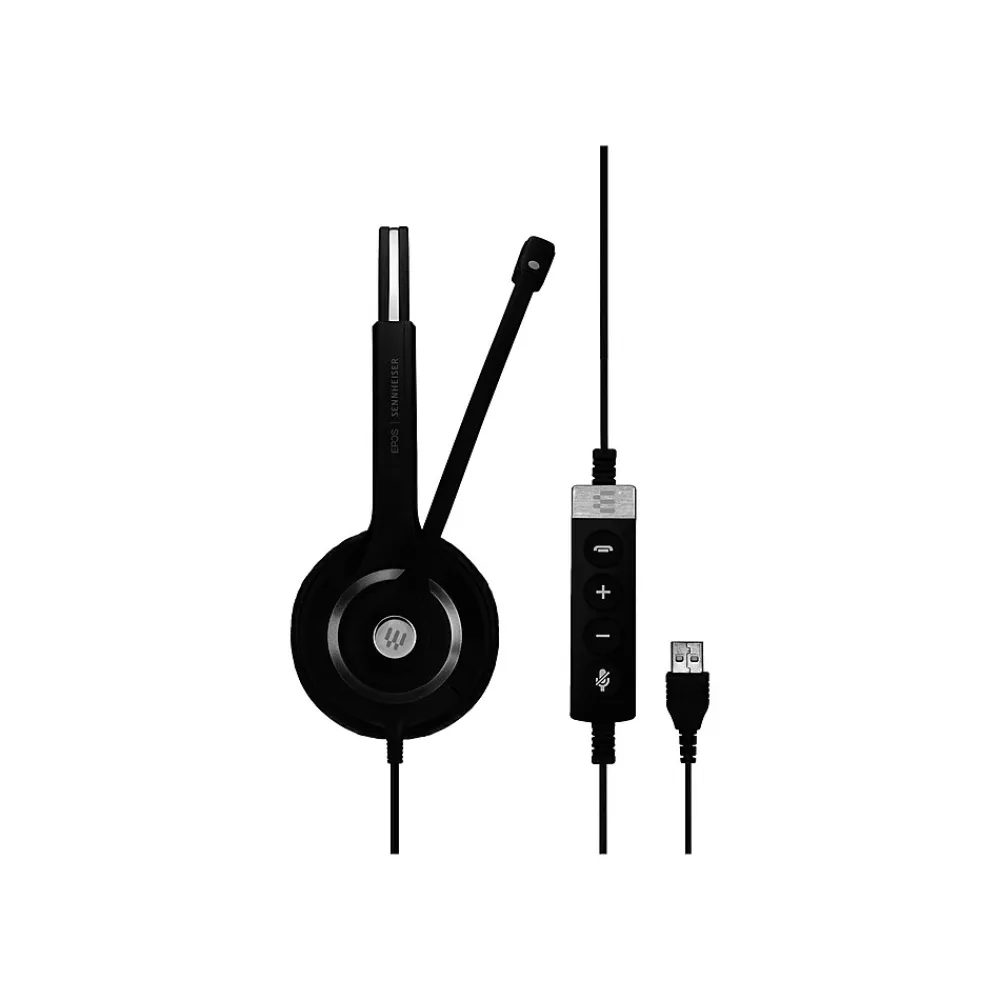 Discount EPOS IMPACT SC 260 USB MS II Noise Canceling Stereo Phone & Computer Headset, MT Certified (1000579)