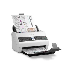 Epson DS-730N Duplex Document Scanner, White/Black (B11B259201)