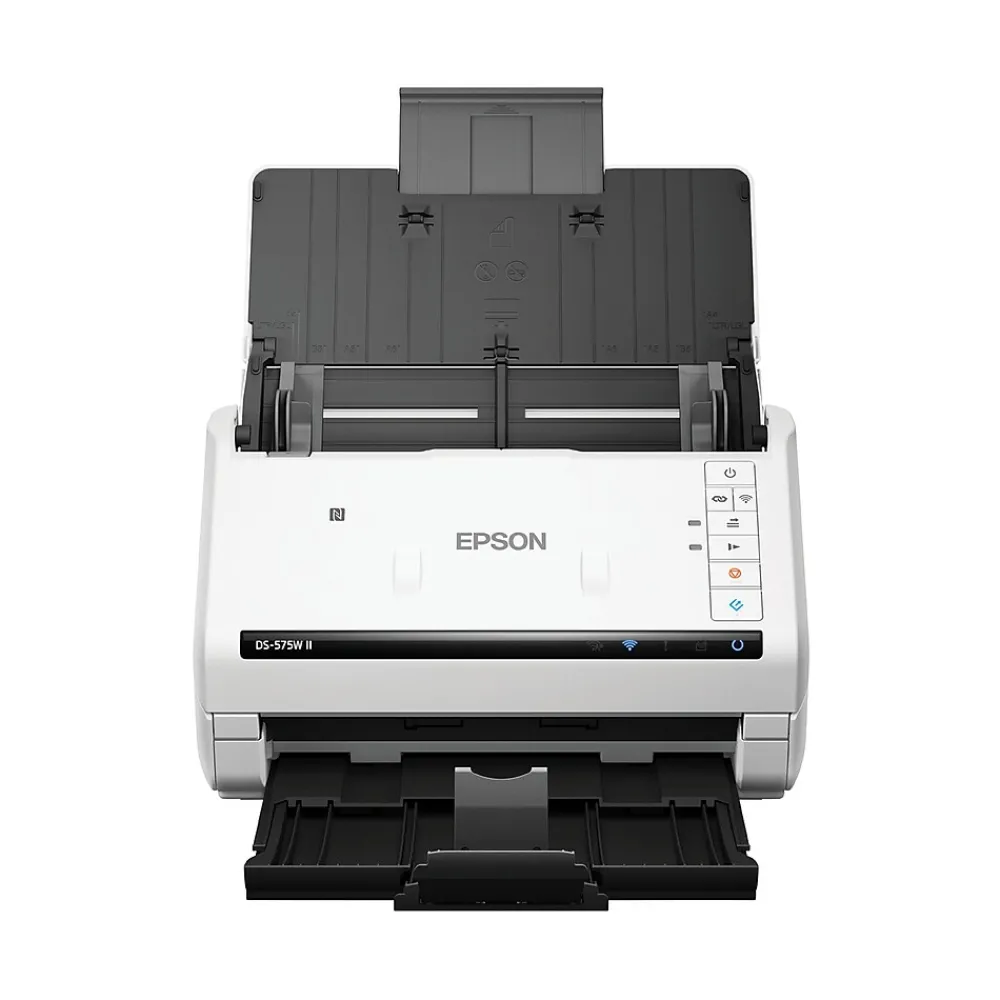 Epson DS-575W II Duplex Document Scanner, White/Black (B11B263202)