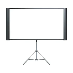 Epson Duet Ultra Portable 80" Portable Manual Tripod Projector Screen, Black (ELPSC80)
