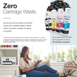 Epson EcoTank ET-2850 All-in-One Cartridge-Free Supertank Printer, White (Refurbished)