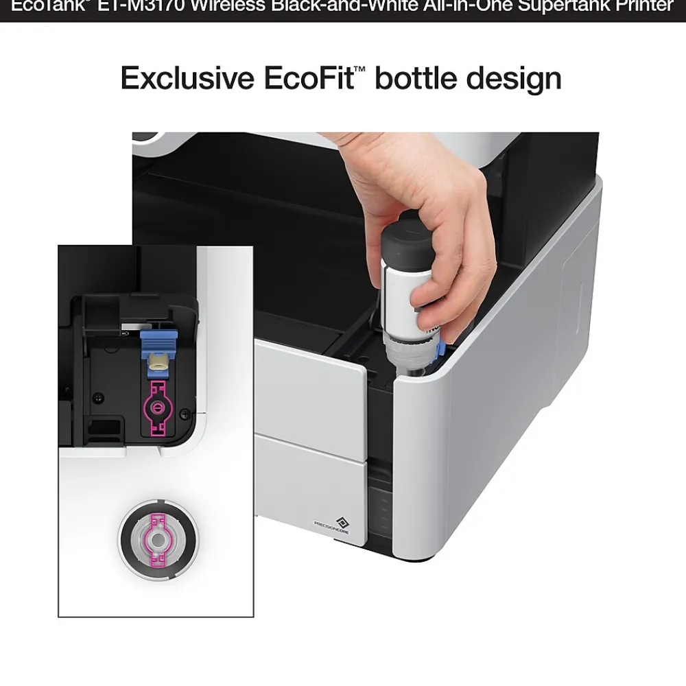 Epson EcoTank ET-M3170 Wireless Monochrome All-in-One SuperTank Printer