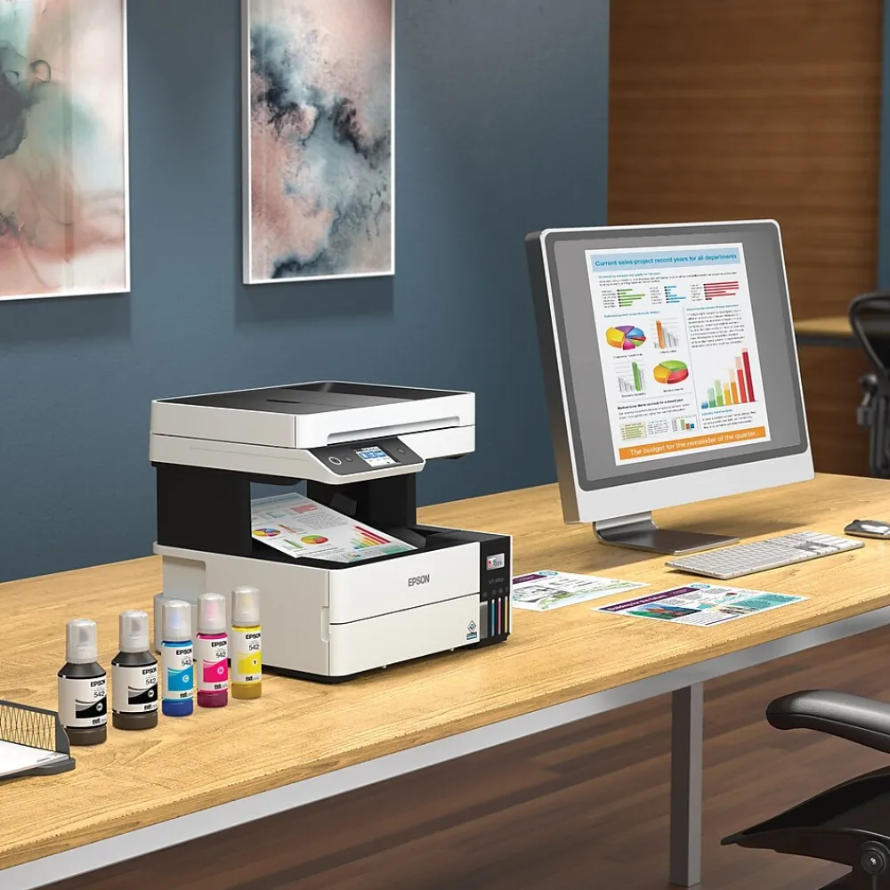 Epson EcoTank Pro 5150 Wireless Color Inkjet Printer, All-In-One Supertank, Print, Scan, Copy (9472546)