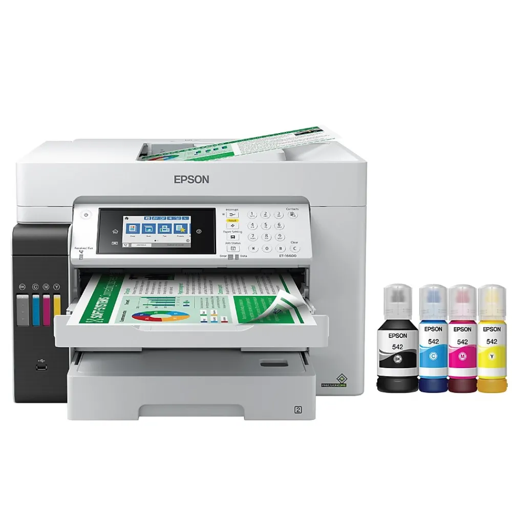 Epson EcoTank Pro ET-16600 Wireless Wide-format All-in-One SuperTank Office Printer, prints up to 13" x 19"