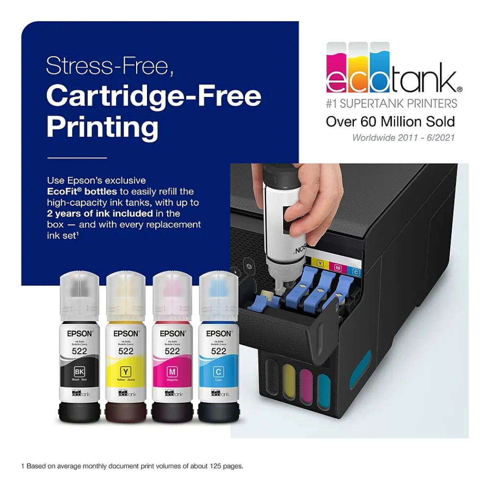 Epson EcoTank Pro ET-16600 Wireless Wide-format All-in-One SuperTank Office Printer, prints up to 13" x 19"