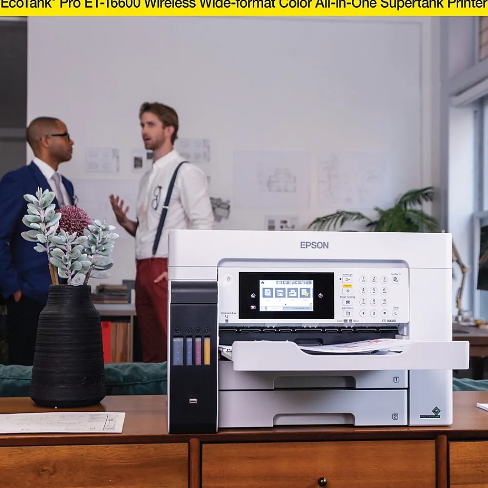 Epson EcoTank Pro ET-16600 Wireless Wide-format All-in-One SuperTank Office Printer, prints up to 13" x 19"