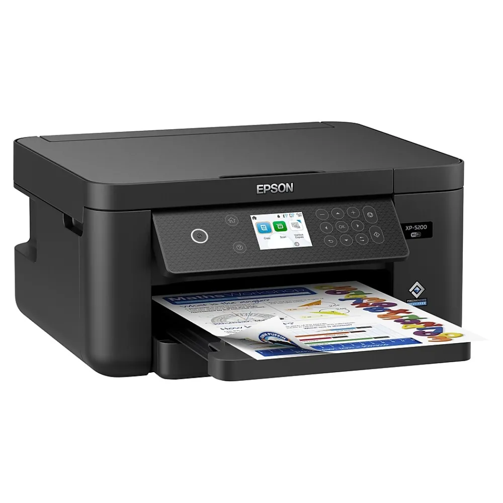 Epson Expression Home XP-5200 Wireless Color Inkjet Printer, All-In-One, Print, Scan, Copy (9472533)