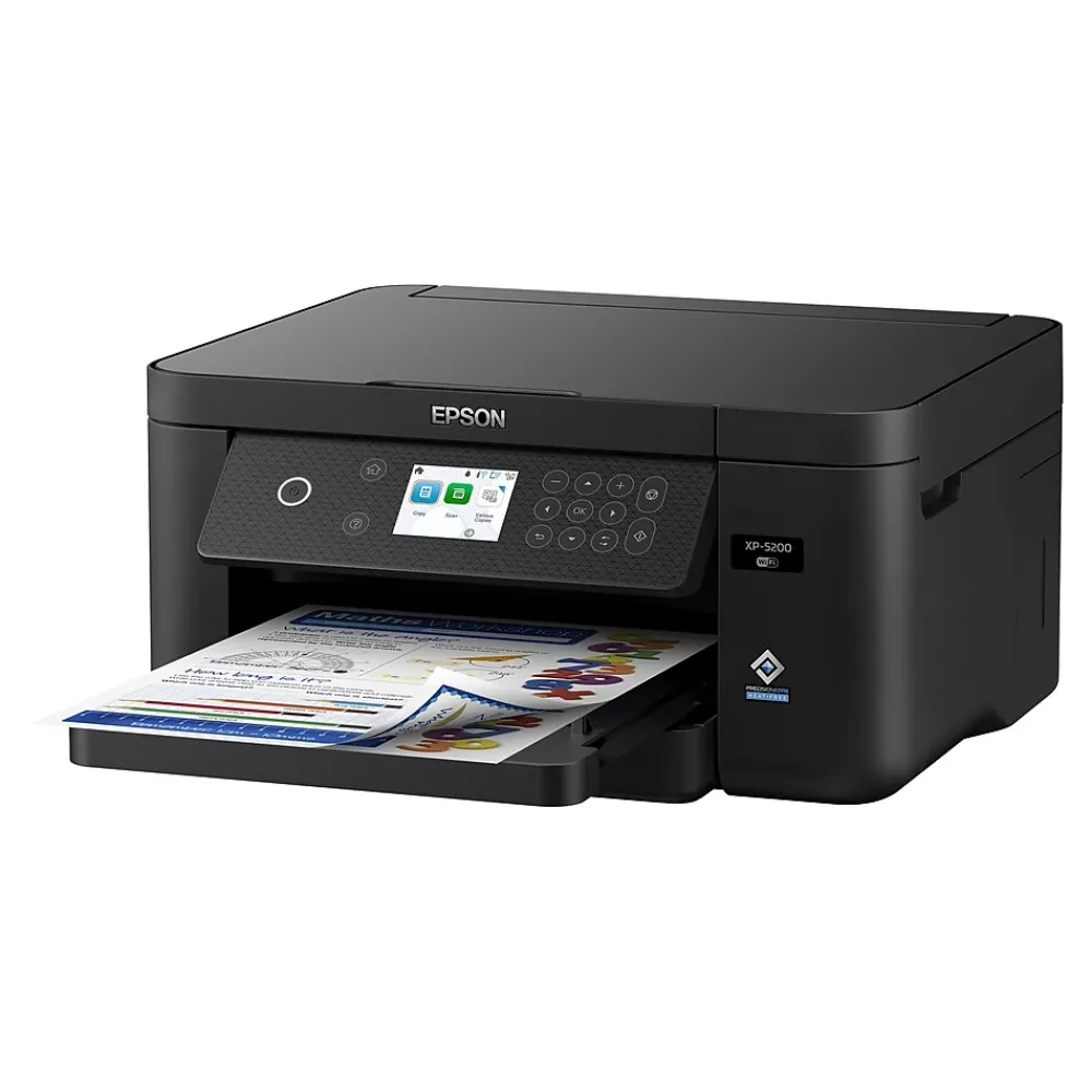 Epson Expression Home XP-5200 Wireless Color Inkjet Printer, All-In-One, Print, Scan, Copy (9472533)