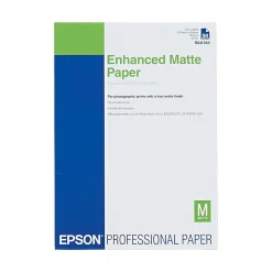 Photo Paper*Epson Ink Jet Paper, Matte, Archival, 11.7" x 16.5", 50 Sheets