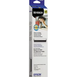 Epson LX350 Printer Ribbon, Black (S015631)