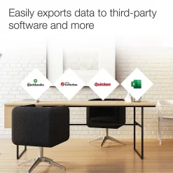 Epson RapidReceipt RR-70W Wireless Portable Document Scanner, White/Black (B11B253205)