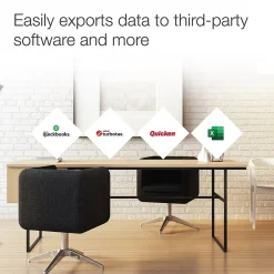 Epson RapidReceipt RR-600W Wireless Duplex Receipt Scanner, White/Black (B11B258202)