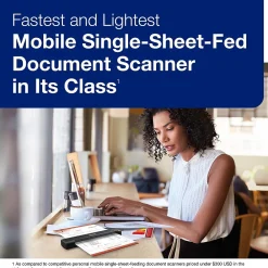 Epson WorkForce ES-50 Portable Document Scanner, Black (B11B252201)