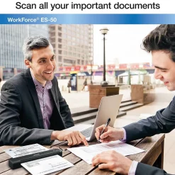 Epson WorkForce ES-50 Portable Document Scanner, Black (B11B252201)