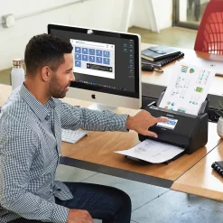 Epson WorkForce ES-580W Wireless Duplex Document Scanner, Black (B11B258201)