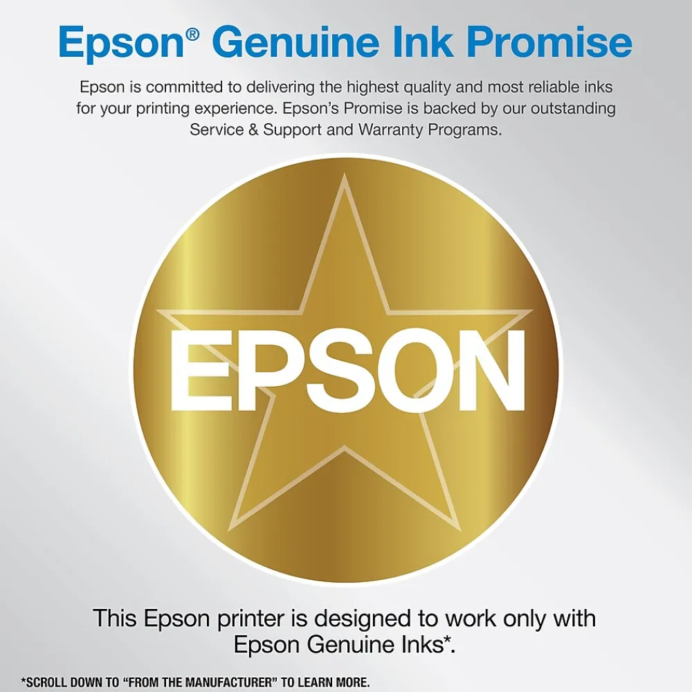 Epson WorkForce Pro WF-4820 Wireless Color Inkjet Printer, All-In-One, Print, Scan, Copy, Fax (9472527)